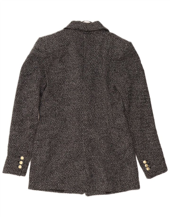 Damska marynarka z podwójnymi piersiami ZARA UK 6 XS, szary poliester