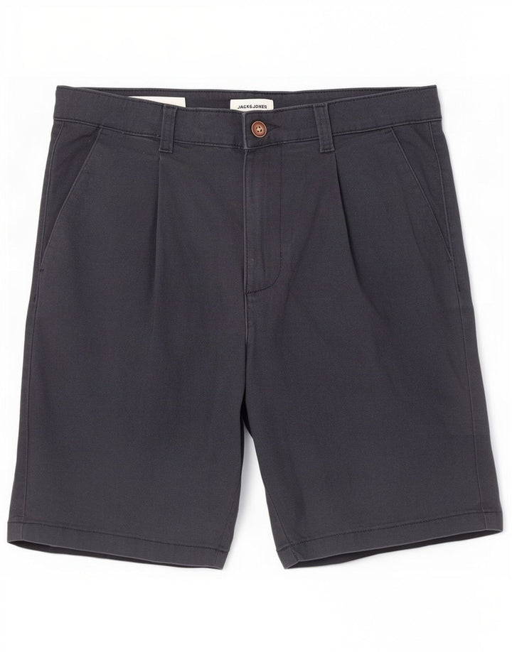 Damskie spodenki chino Jack & Jones o regularnym kroju, średnie W30, granatowe, bawełniane