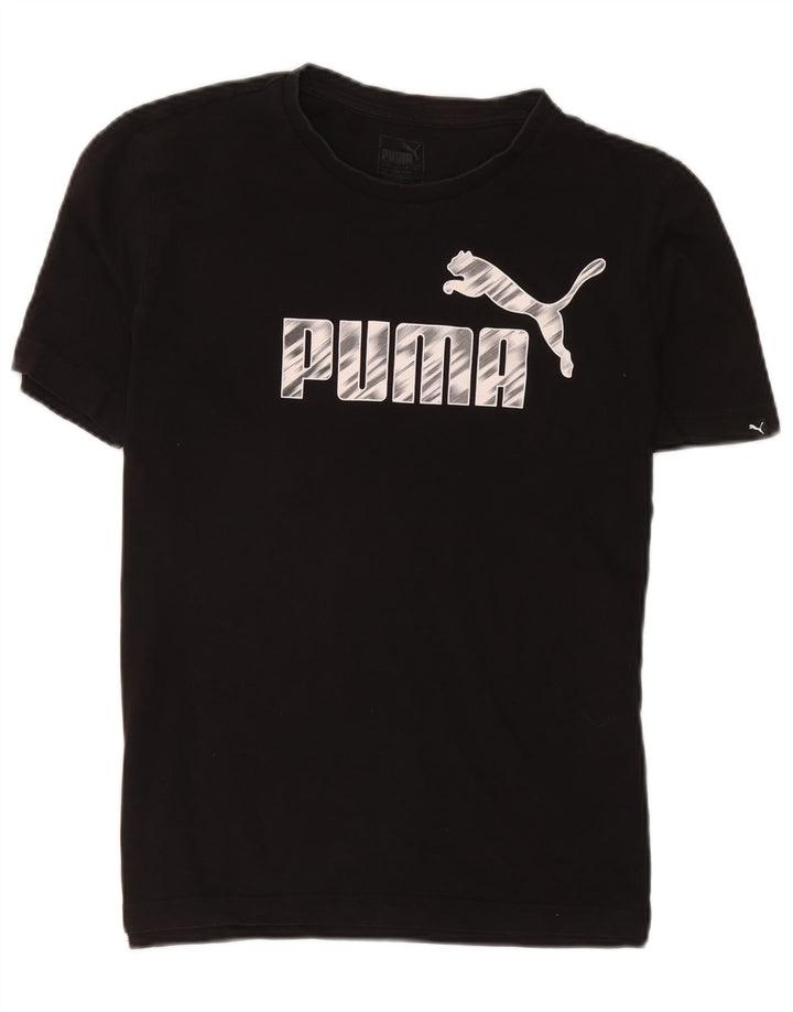 Męska koszulka z grafiką Puma, mała czarna