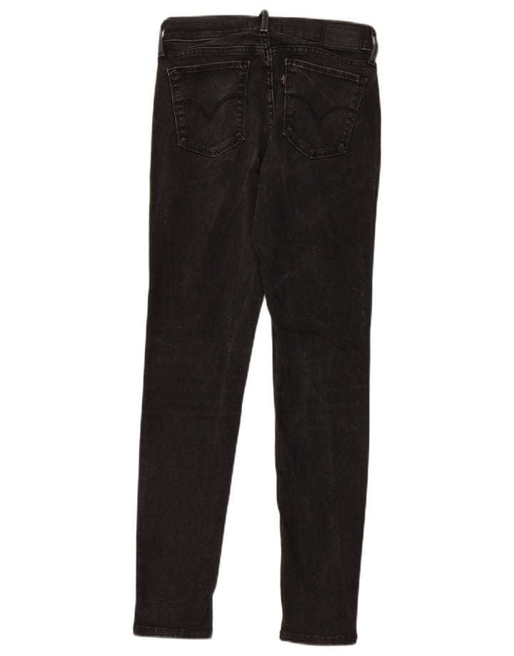 Damskie jeansy LEVI'S 710 Super Skinny W28 L28 Czarna bawełna