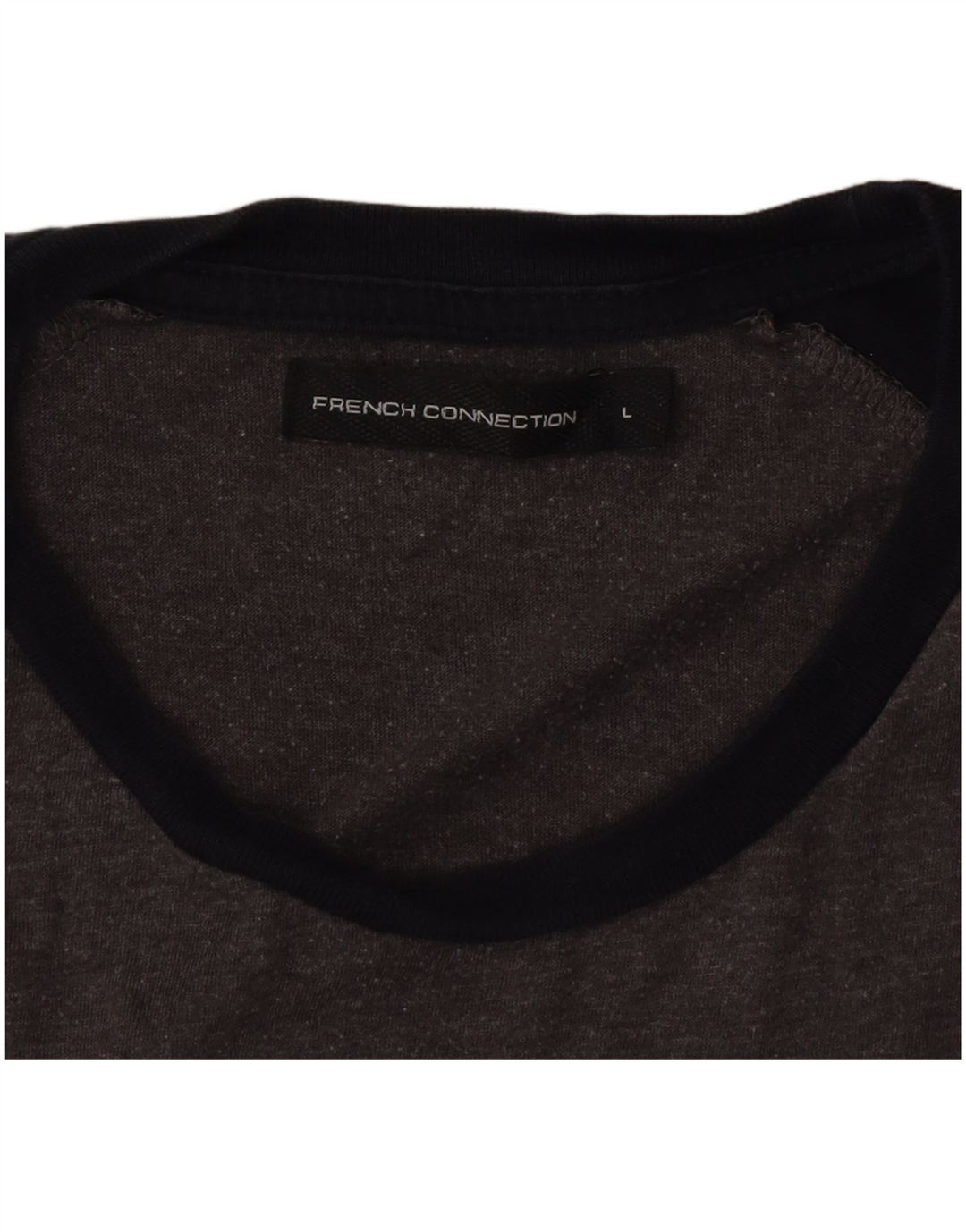 Męska koszulka T-shirt o regularnym kroju French Connection, duża, szara