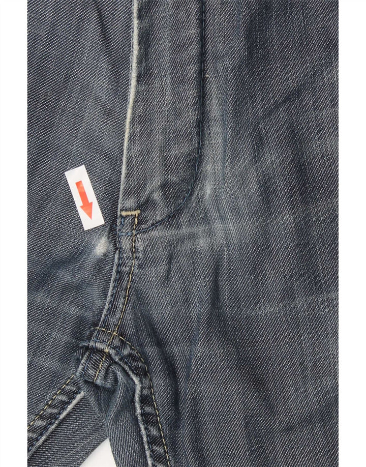 Męskie proste dżinsy Zara EU 42 Large W32 L30 Niebieskie bawełniane