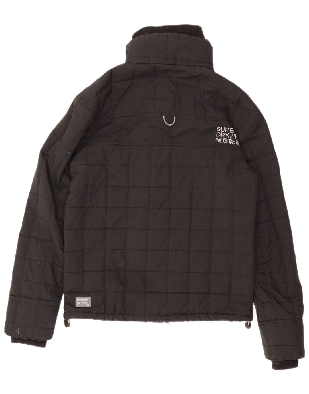 Damska wiatrówka Superdry Graphic UK 16, duża czarna