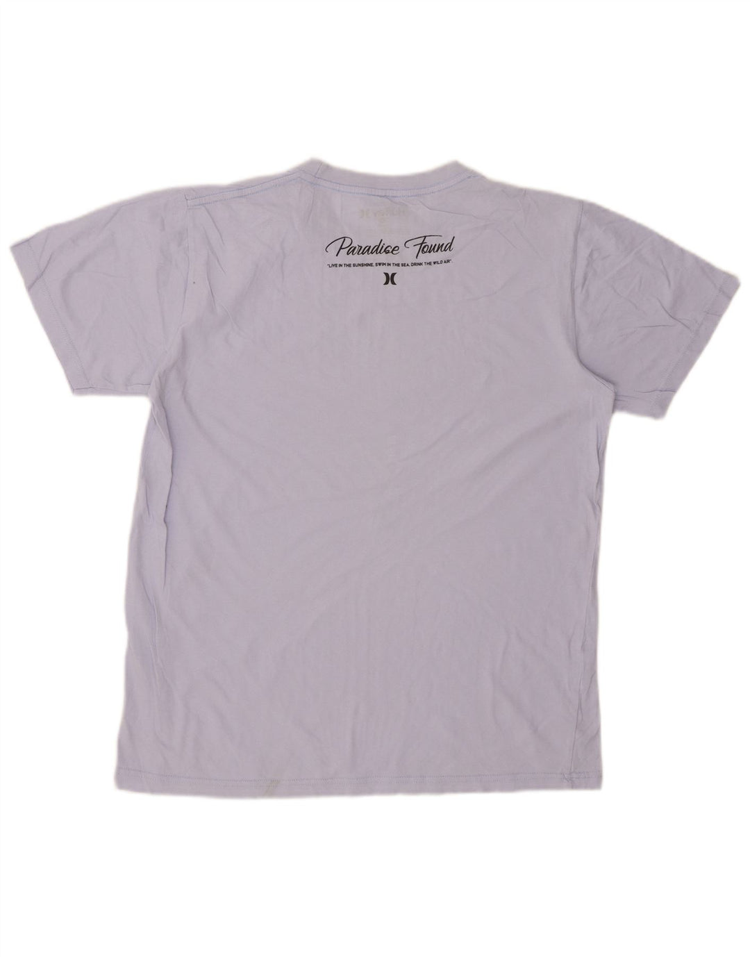 Męska koszulka z grafiką HURLEY, średnia niebieska bawełna