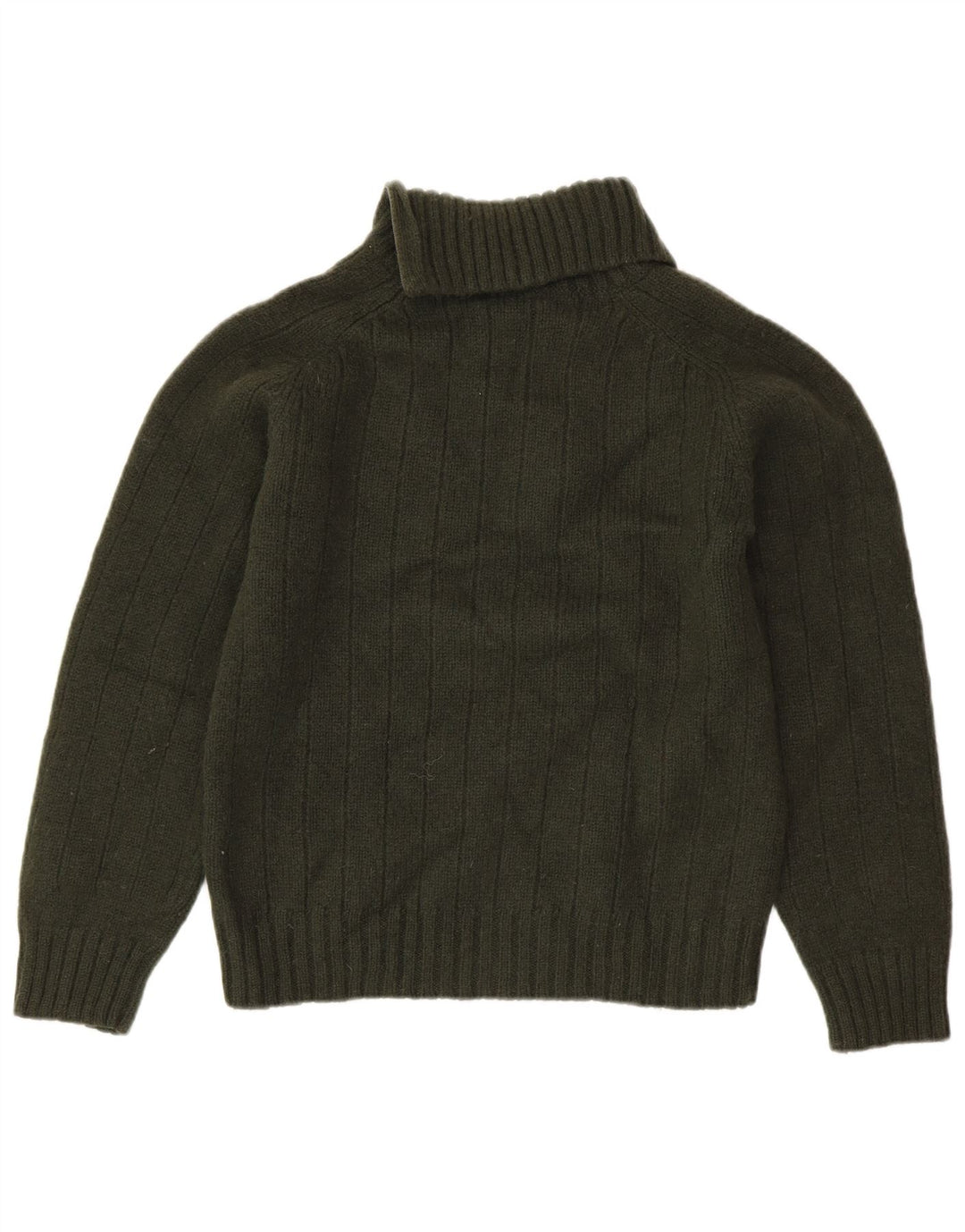 Damski sweter z zamkiem DIESEL UK 18 XL, wełna khaki