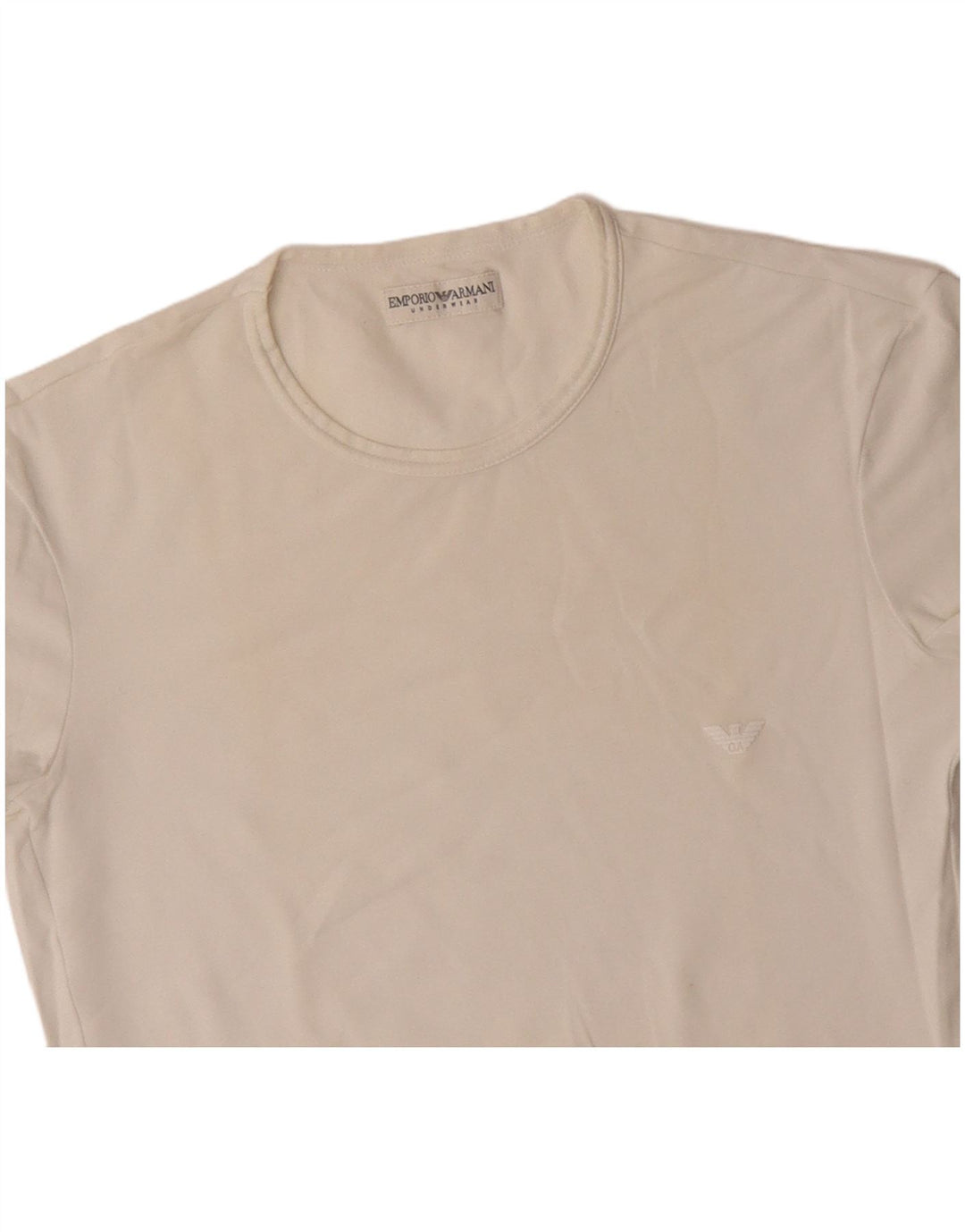 Koszulka damska EMPORIO ARMANI Top UK 10 Small White