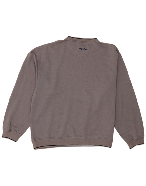 Męski sweter Umbro XL Szary poliester