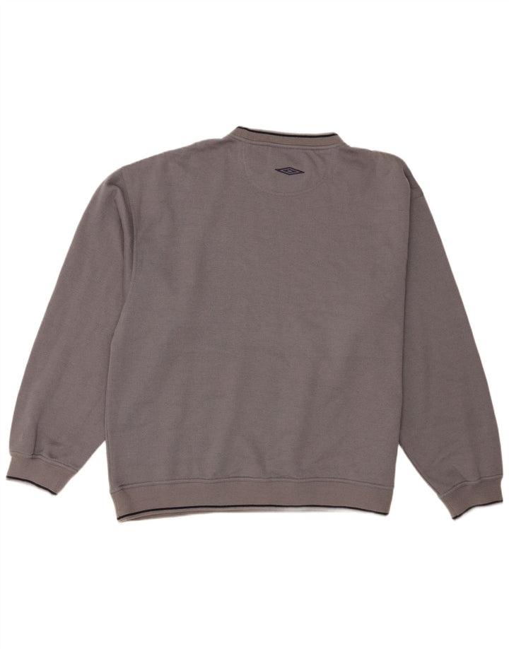 Męski sweter Umbro XL Szary poliester