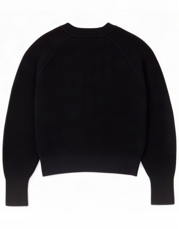 Cos Krótki sweter damski UK 10 Small Navy Blue Cotton