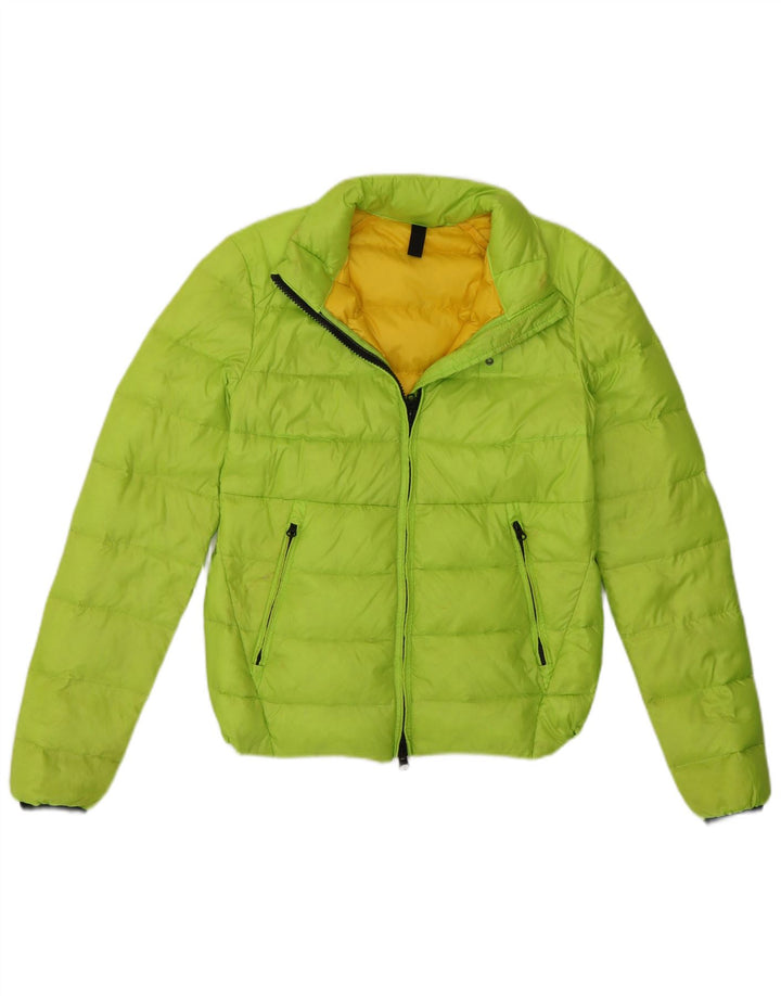 Damska kurtka Blauer Crop Padded UK 10 Small, zielona poliamid