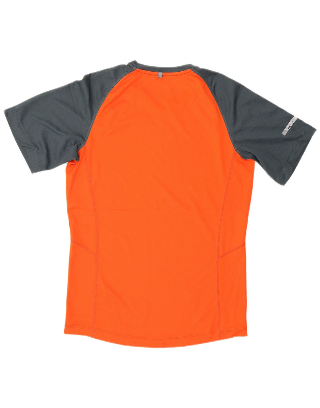 Męski T-shirt NIKE Dri Fit, mały, pomarańczowy blok kolorów