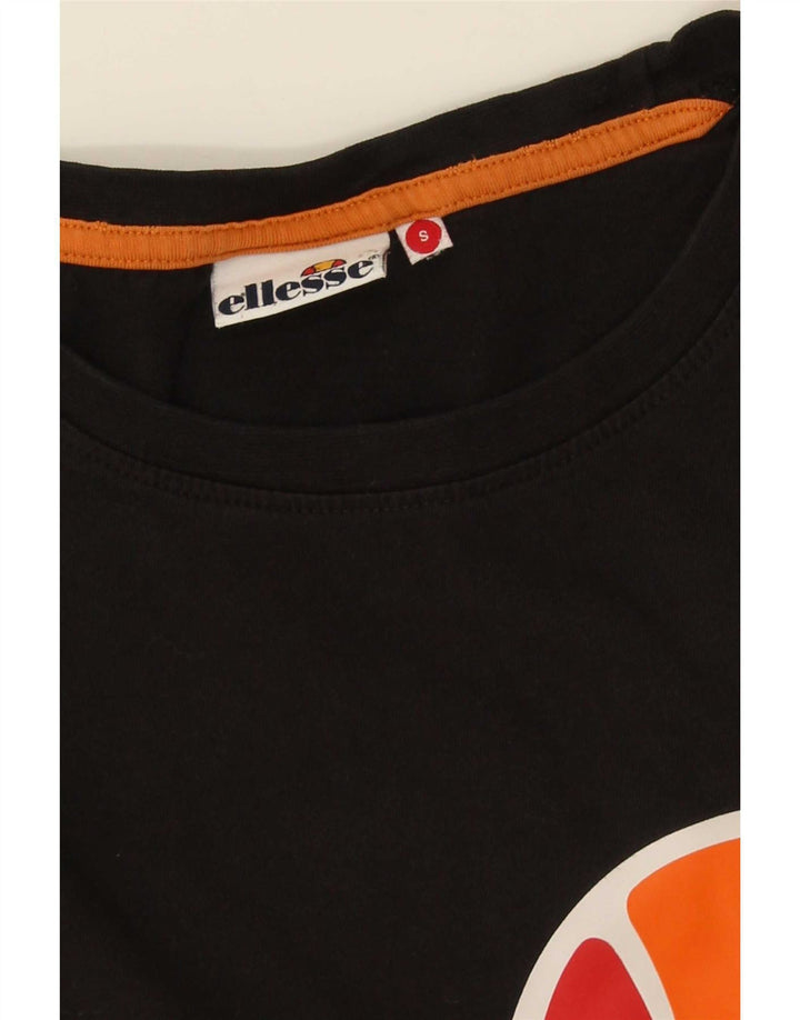 Męski T-shirt z grafiką Ellesse, mały, czarny