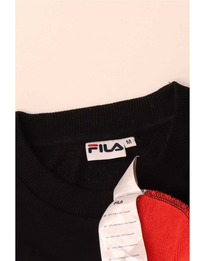 Damska bluza z grafiką Fila, UK 14, średnia, wielobarwna