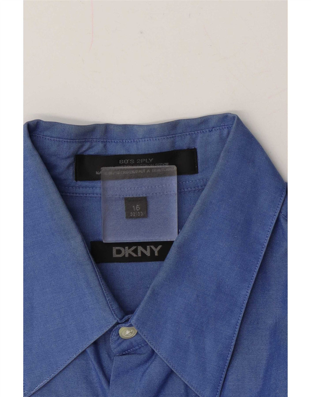 Koszula męska Dkny rozmiar 16, duża niebieska bawełna