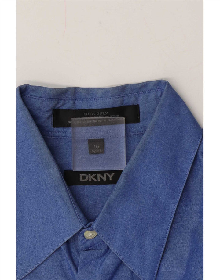 Koszula męska Dkny rozmiar 16, duża niebieska bawełna