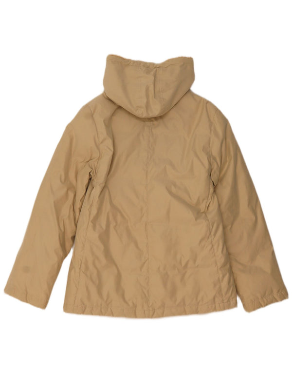 Damska kurtka wiatrówka z kapturem Fila UK 12, średni beżowy poliester