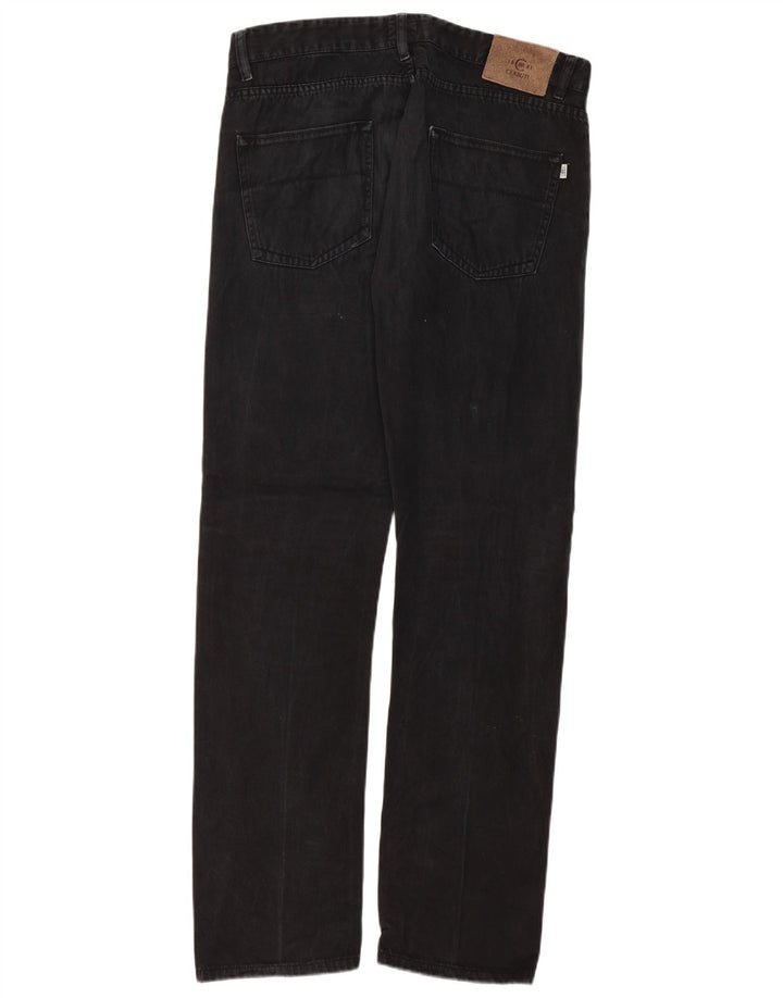 CERRUTI 1881 Męskie proste dżinsy W36 L34 Czarne