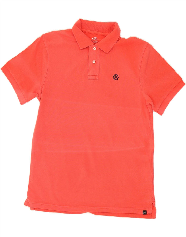 NIKE Mens Polo Shirt Medium Orange Cotton Vintage Nike and Second-Hand Nike from Messina Hembry 