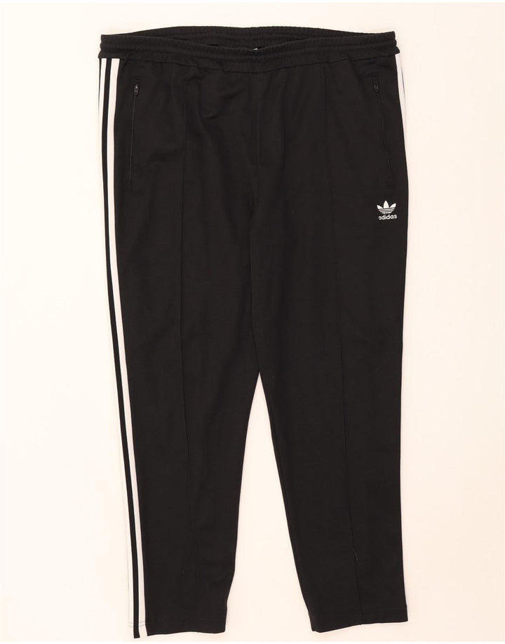 Męskie spodnie dresowe ADIDAS 2XL, czarne, bawełniane