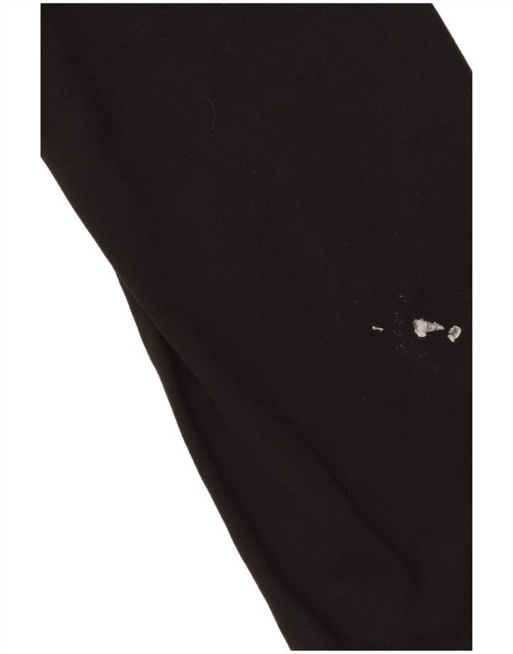 Legginsy damskie Champion UK 10, małe, czarne, poliestrowe z blokami kolorów