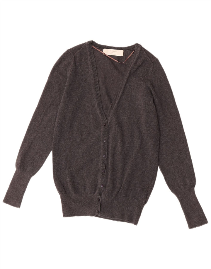 Sweter damski Zara UK 12, średnioszary, bawełniany