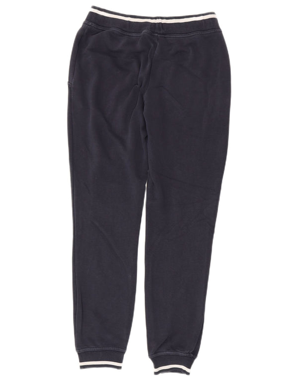Damskie spodnie dresowe Adidas Joggers UK 8 Małe, granatowe, bawełniane
