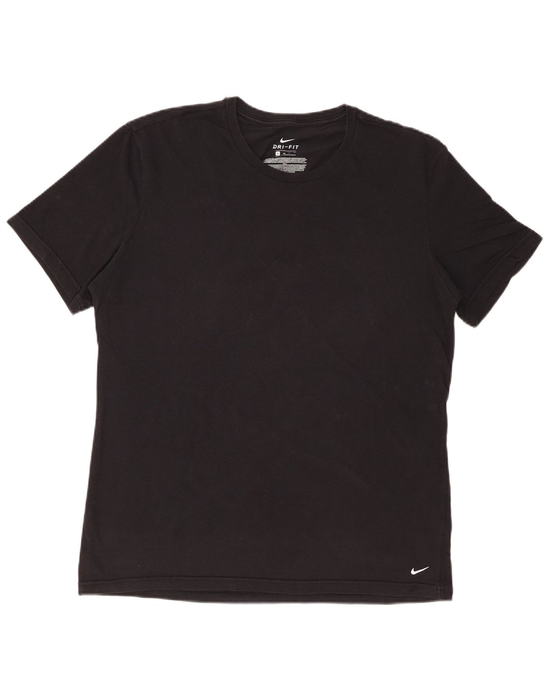 Męska koszulka T-shirt NIKE Dri Fit XL, czarna, bawełniana
