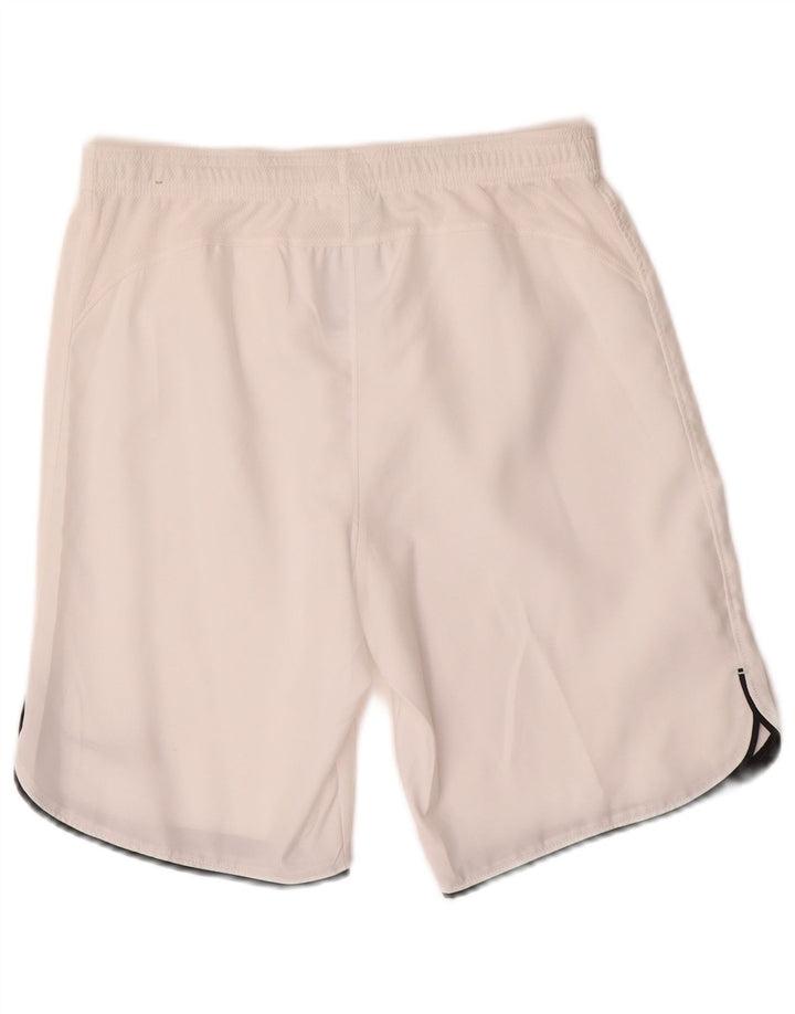 Chłopięce spodenki sportowe NIKE Dri Fit, duże, 12-13 lat, biały, poliester