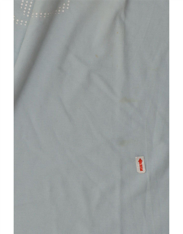 Męski T-shirt z grafiką Fila, mały, niebieski, bawełniany