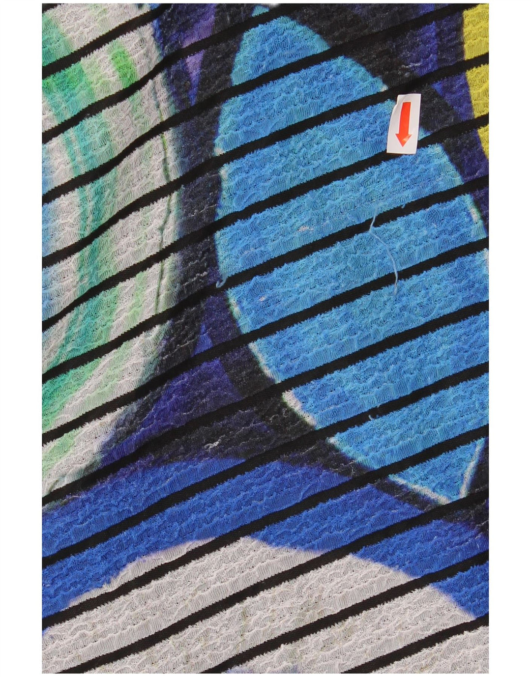 DESIGUAL Damska sukienka o linii A UK 10 Mała, wielokolorowa, geometryczna