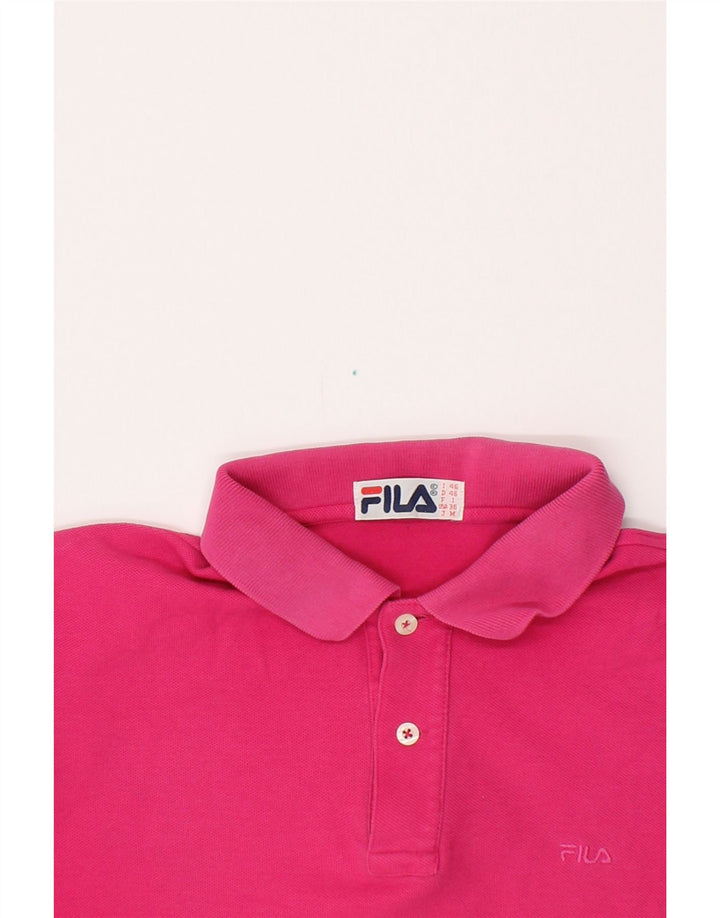 FILA Mens Polo Shirt IT 46 Small Pink Vintage Fila and Second-Hand Fila from Messina Hembry 