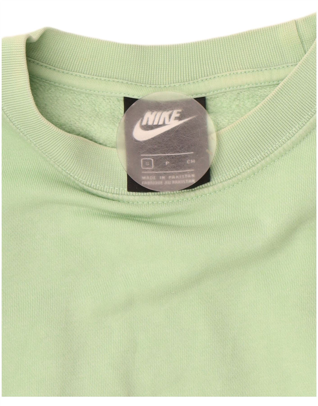 Damski sweter oversize NIKE UK 10, mały, zielony, bawełniany