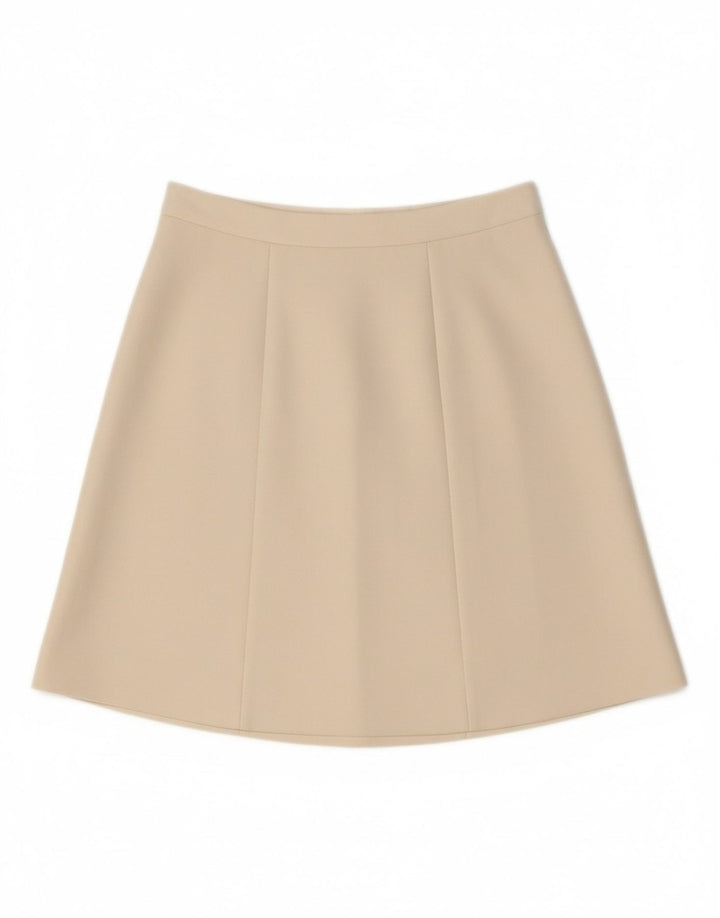 J. CREW Womens Mini Skirt US 0 XS W26  Beige Polyester Vintage J. Crew and Second-Hand J. Crew from Messina Hembry 