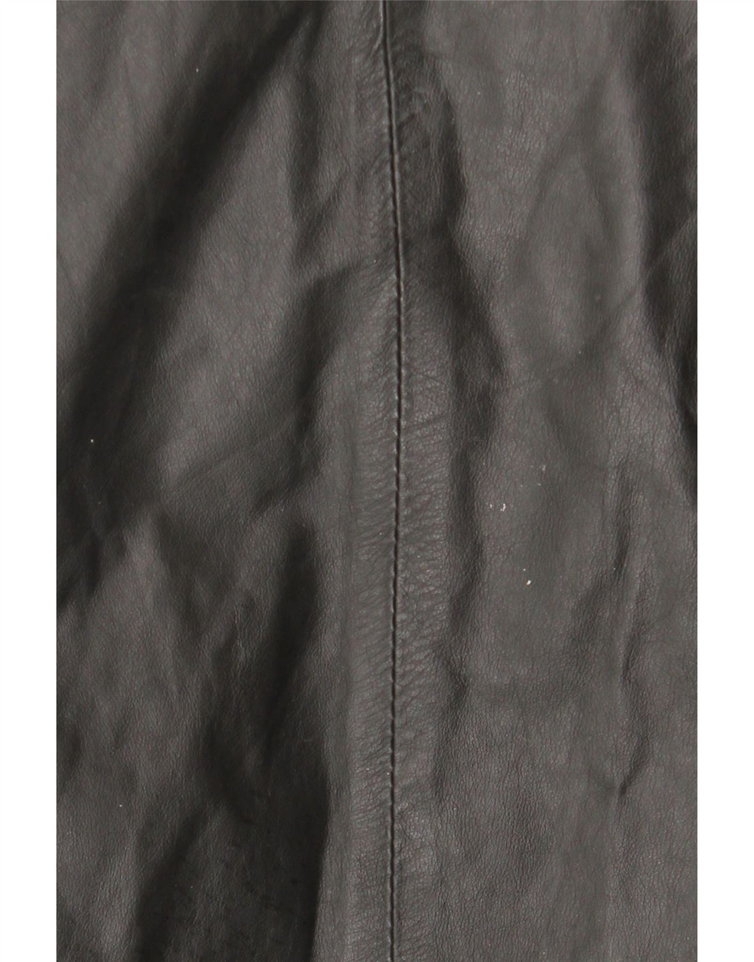 Vintage damski płaszcz skórzany z kapturem IT 44, średnia czarna skóra