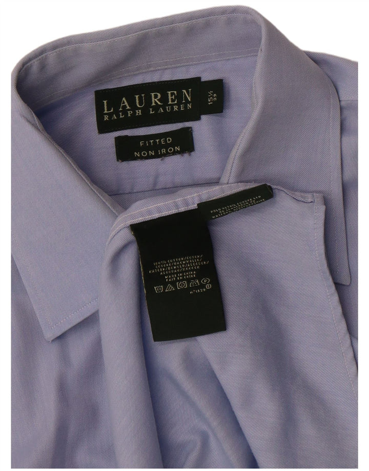 Dopasowana koszula męska Ralph Lauren, rozmiar 15 1/2 39, średnia niebieska bawełna