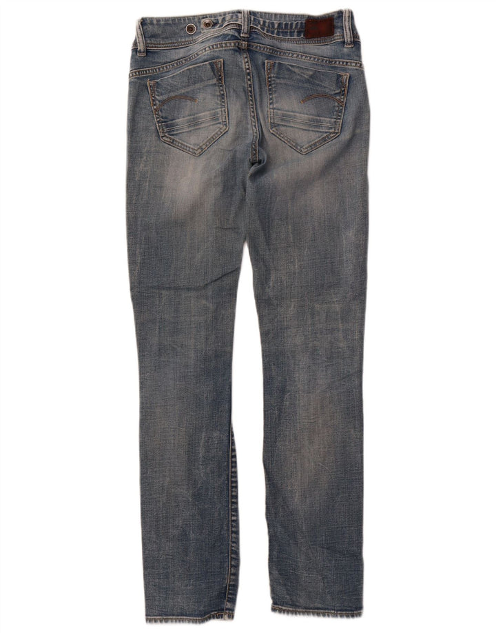 Damskie jeansy skinny w trudnej sytuacji G-Star W30 L31 niebieskie