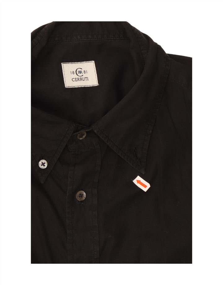 CERRUTI 1881 Mens Graphic Shirt XL Black