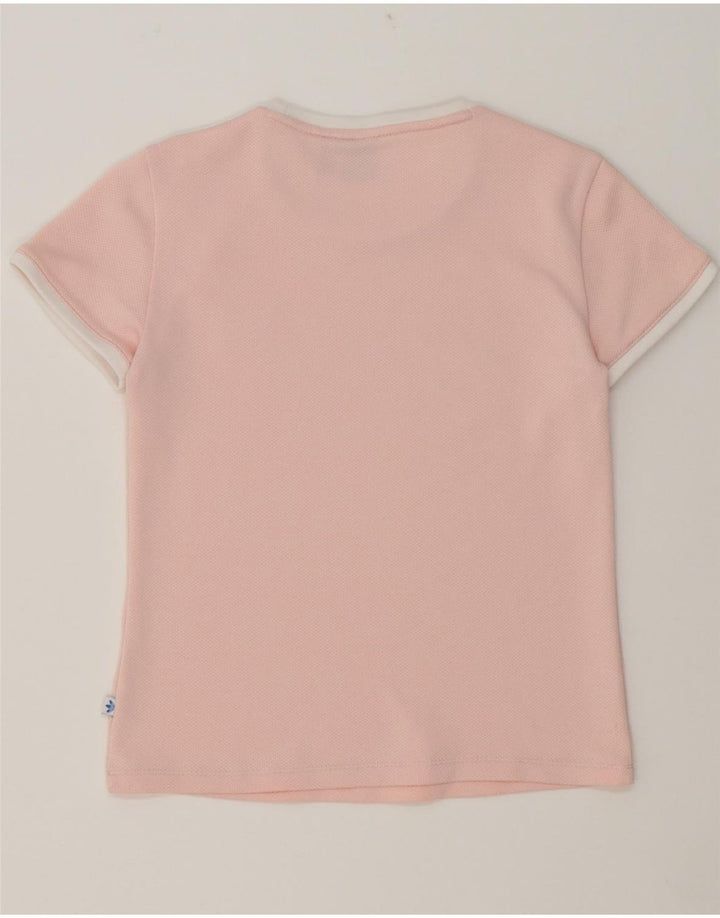 ADIDAS Womens T-Shirt Top UK 12 Medium Pink Vintage Adidas and Second-Hand Adidas from Messina Hembry 