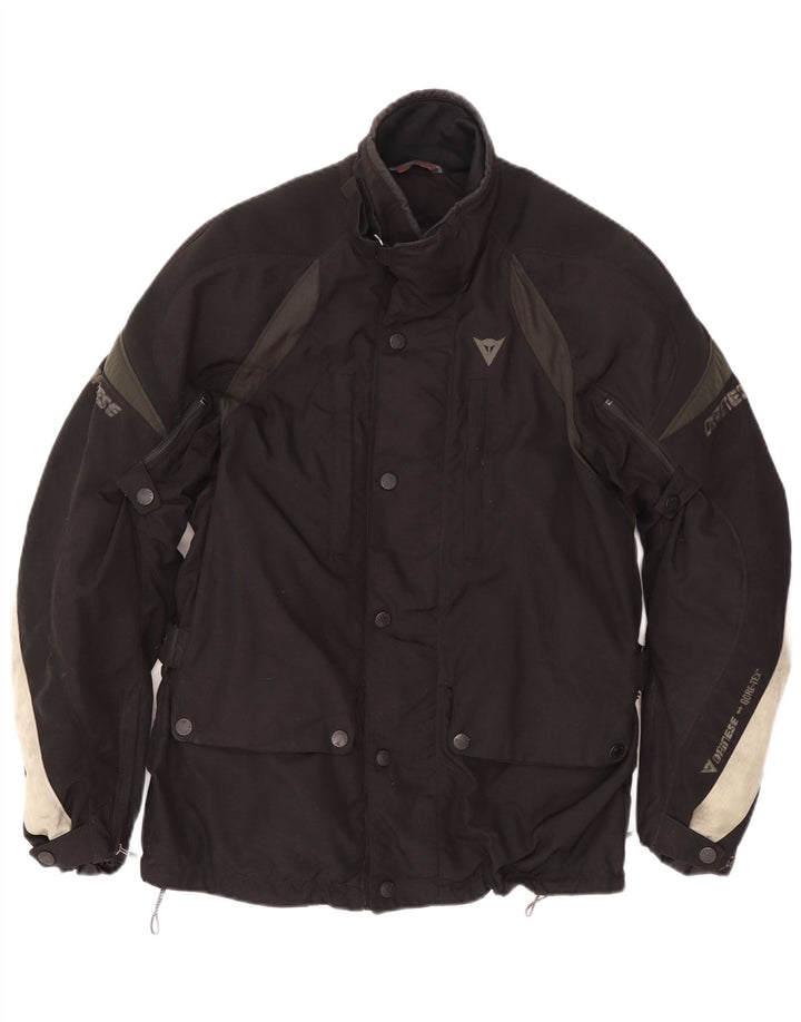 Męska kurtka wyścigowa Dainese Gore-Tex Graphic EU 52, duży czarny blok kolorów