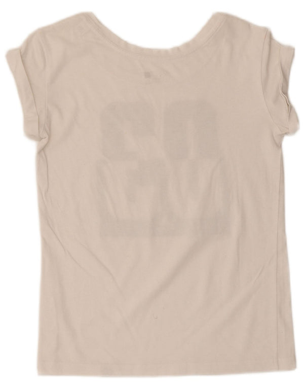 Damska koszulka Adidas Climalite Graphic Top UK 4/6 XS Biała