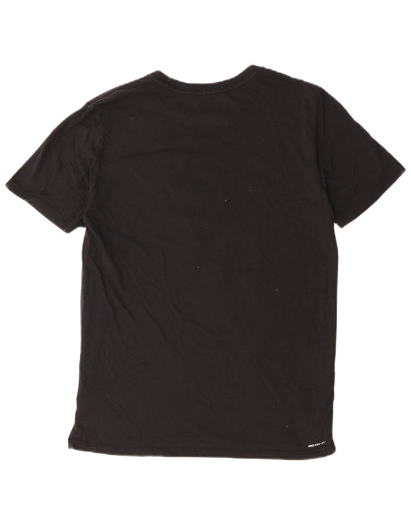 Męski T-shirt z grafiką Harley, mały, czarny, bawełniany