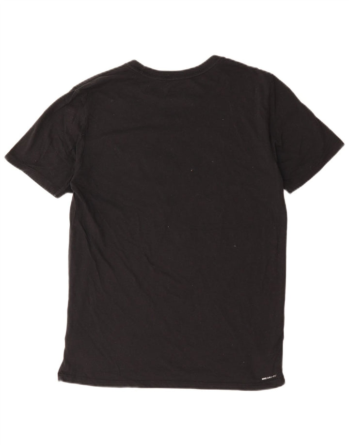 Męski T-shirt z grafiką Harley, mały, czarny, bawełniany