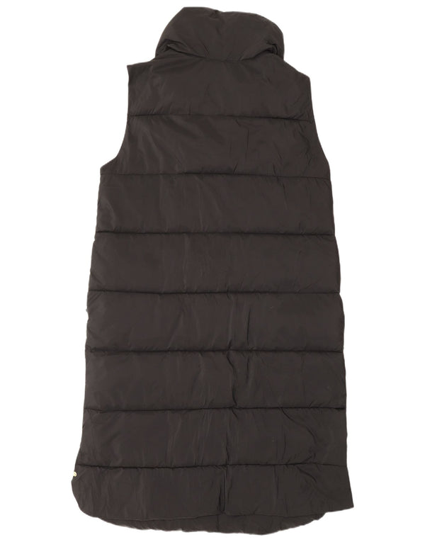 Damski ocieplany płaszcz bez rękawów S.Oliver UK 12, średni czarny poliester