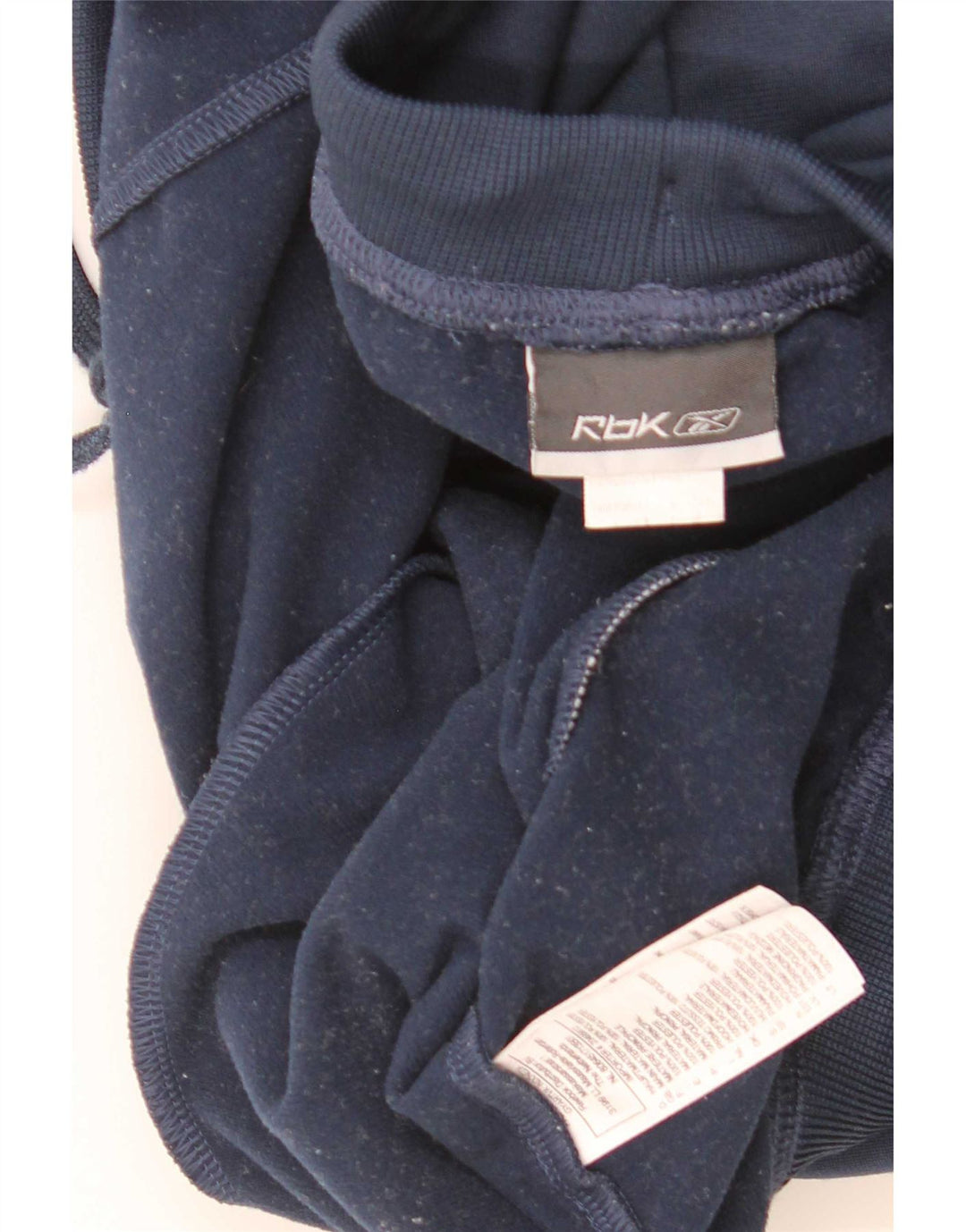Męskie spodnie dresowe Reebok, duże, granatowe, z poliestru