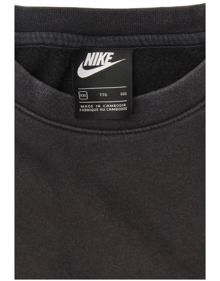 Męska bluza dresowa NIKE o luźnym kroju, 2XL, czarna