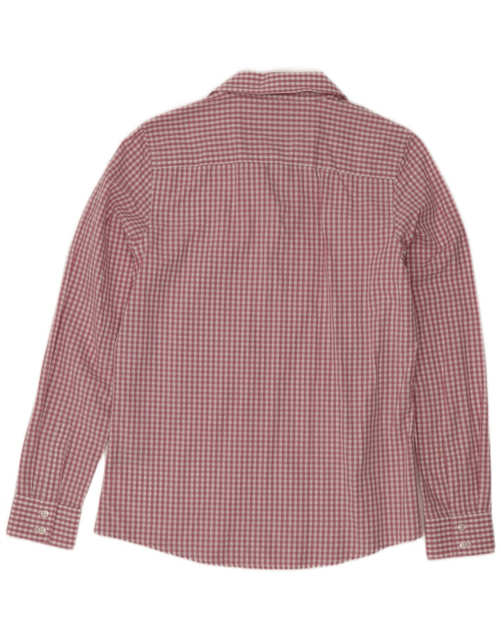 Crew Clothing Damska koszula pulowerowa o klasycznym kroju UK 10, mała fioletowa kratka