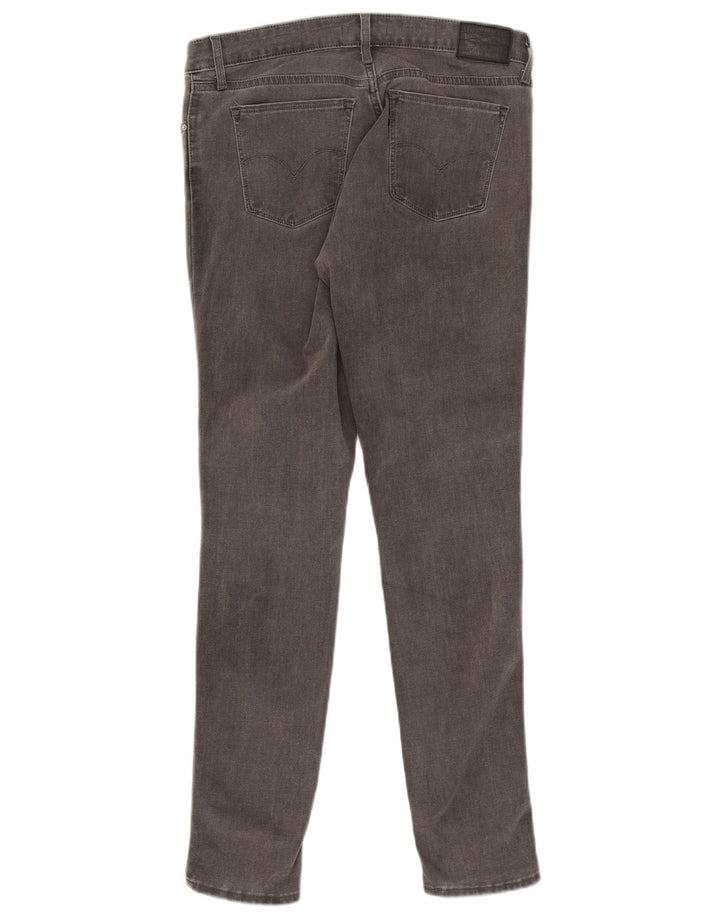 Damskie jeansy Levi's 711 Skinny W30 L32 Szara bawełna