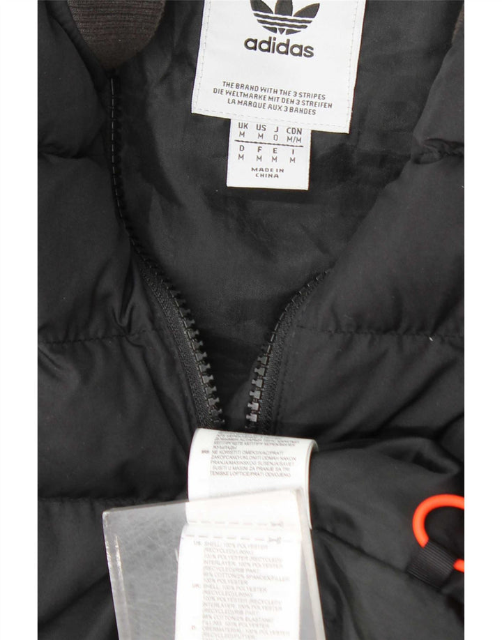 Męska kurtka Bomber Padded Jacket Adidas UK 38 Średni szary poliester