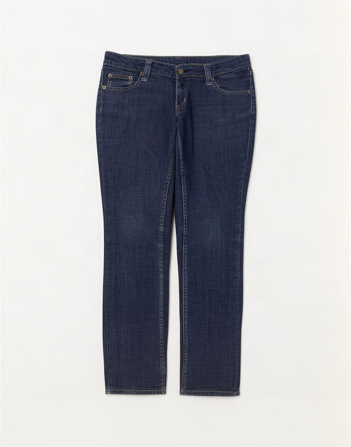 Damskie jeansy Lee Norma Slim Straight W29 L28 Granatowe, bawełniane