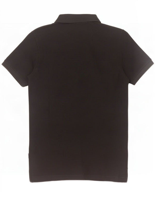 Męska koszulka polo Superdry, średnia czarna, bawełniana